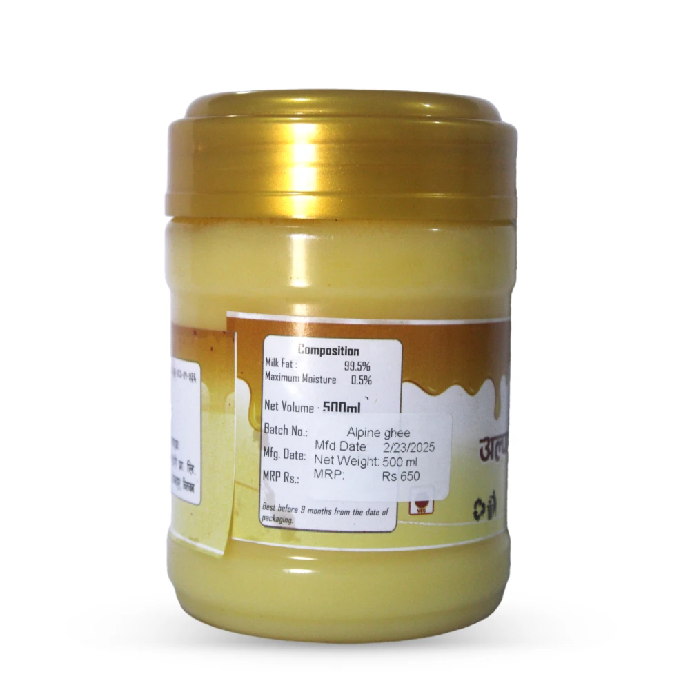 Product photo of Alpine Pure Ghee  Buy शुद्ध घिउ - 500 ml