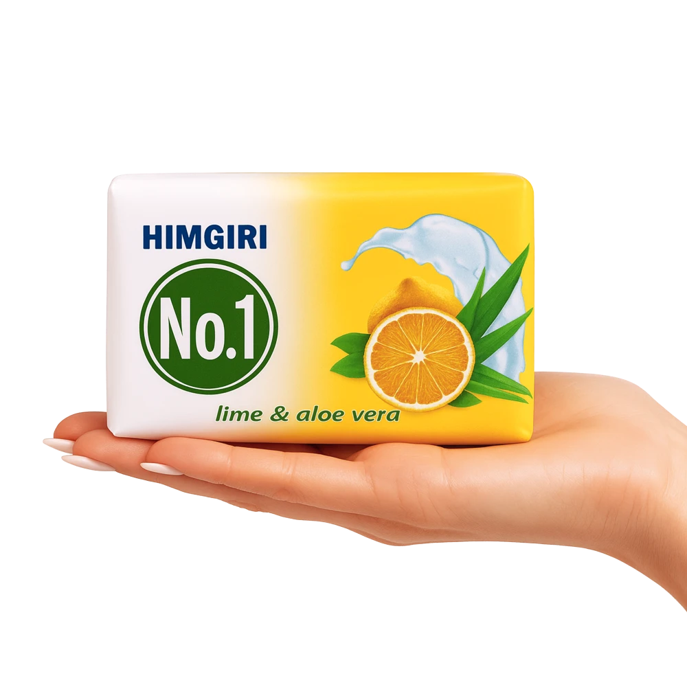 Product photo of No.1 Bath Soap - Set of 6pcs ( Rose & Lime Fragrance ) - 50gm/pcs