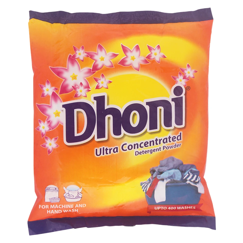 Product photo of Dhoni Combo Pack ( Laundry Soap 200gm, Powder 700gm, Herbal Dishwash 150gm ) - 12pcs