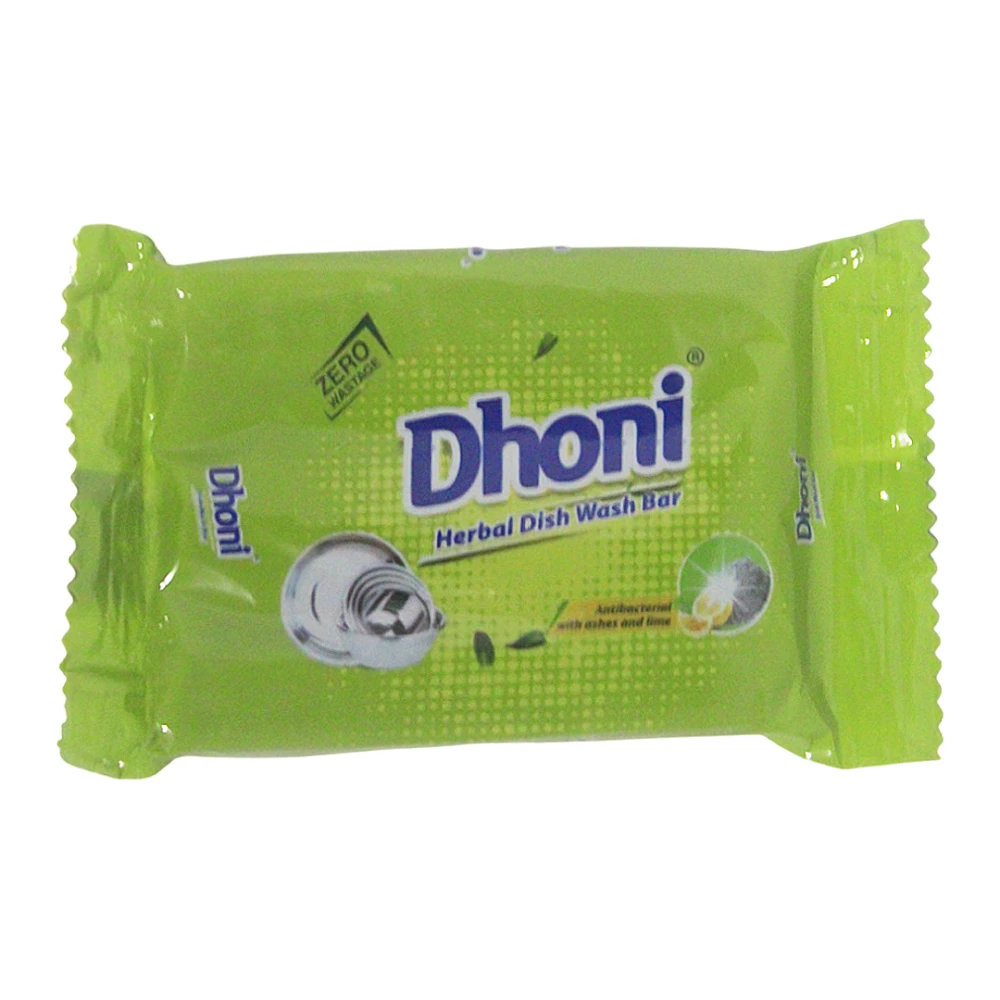 Product photo of Dhoni Combo Pack ( Laundry Soap, Powder, Herbal Dishwash, Aura Body Soap ) - 16pcs