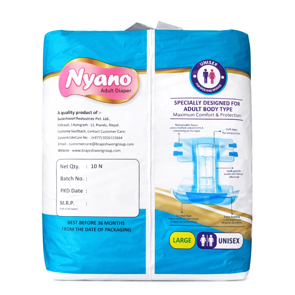 Product photo of Premium - Nyano Adult Diaper Pants - Size L ( 10pants )