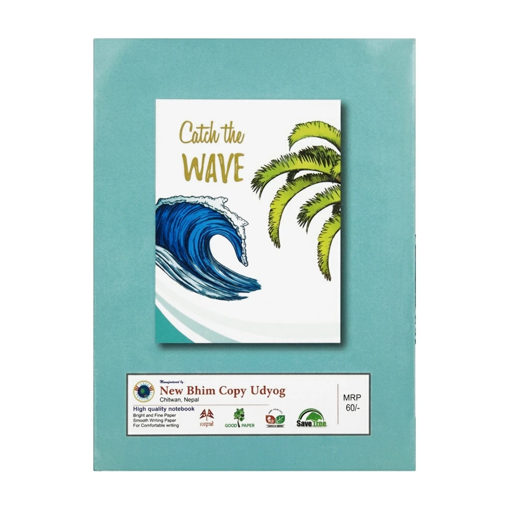 Product photo of Catch the Wave High Quality Notebook - (MRP Rs. 60/pc)