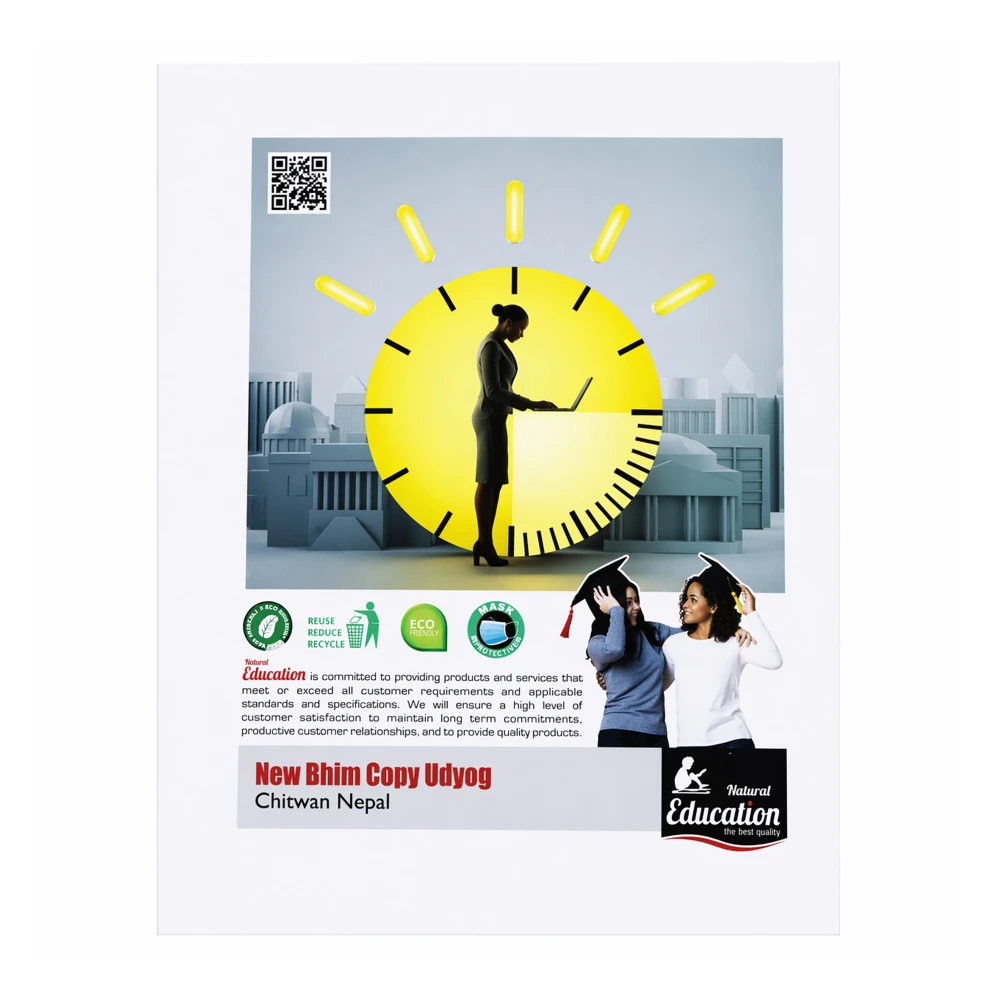 Product photo of Flat Notebook / Natural Education MRP: 150 (Buy 3 get 1 free)