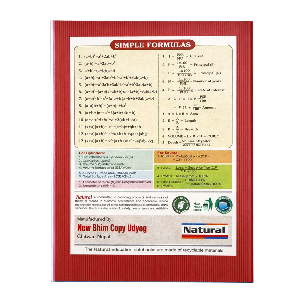 Product photo of Natural Ruff / Delux long book MRP 80 - (Buy 3 get 1 free)