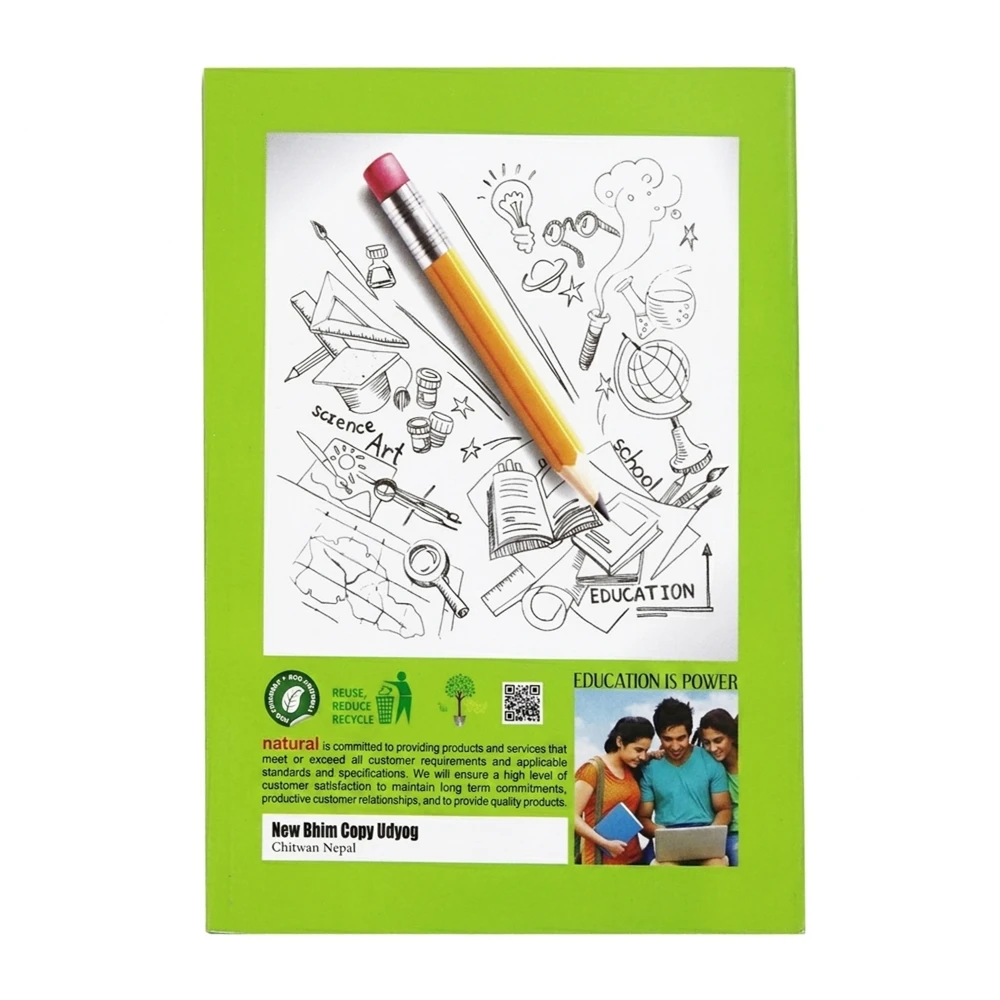 Product photo of A4 Notebook / Natural MRP: 150 (Buy 3 get 1 free)